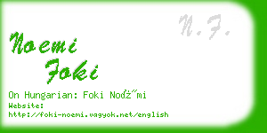 noemi foki business card